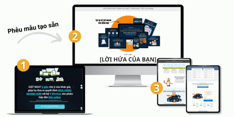 Mẫu phễu 50 mockup canva Nam Trịnh