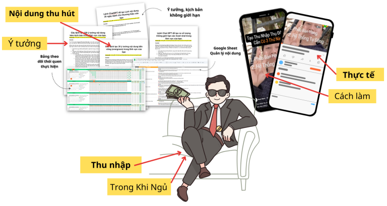 Quy trình kiếm tiền thực tế - DIGITAL CEO 2025